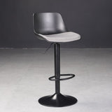 Scandinavian Adjustable Height Bar Stool Metal Base Stool for Indoor