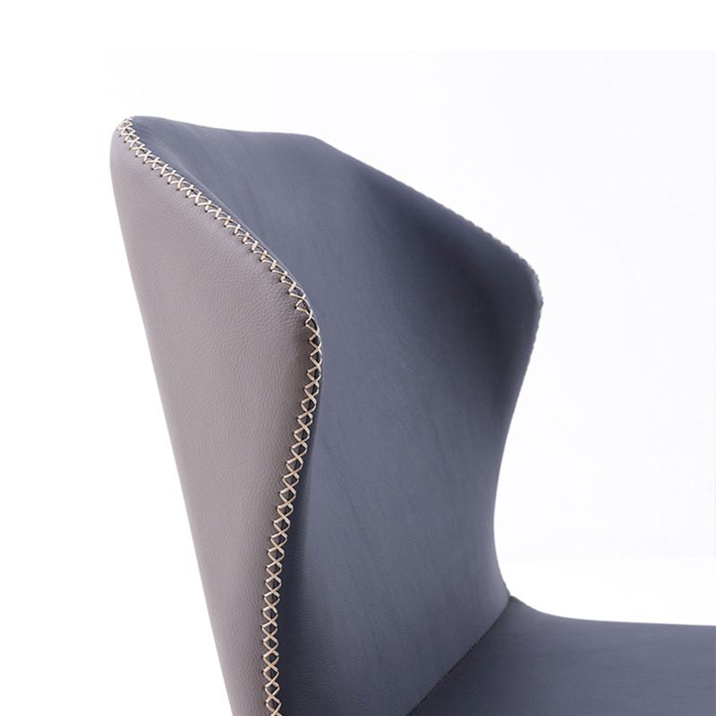 Industrial Style Wingback Dining Chairs Leather Dining Side Chairs for Kitchen (Set of 2) Clearhalo ' kitchen&dining_furn' 'Dining Chairs' 'Dining Tables & Seating' 'dining_chair' 'furn' 'furn_dining_chair' 'Furniture' 'furniture_dining_chair' 'Kitchen & Dining Furniture' 'kitchen' 1200x1200_61ab0b7b-e981-40ea-86d7-6d477ed53a5e