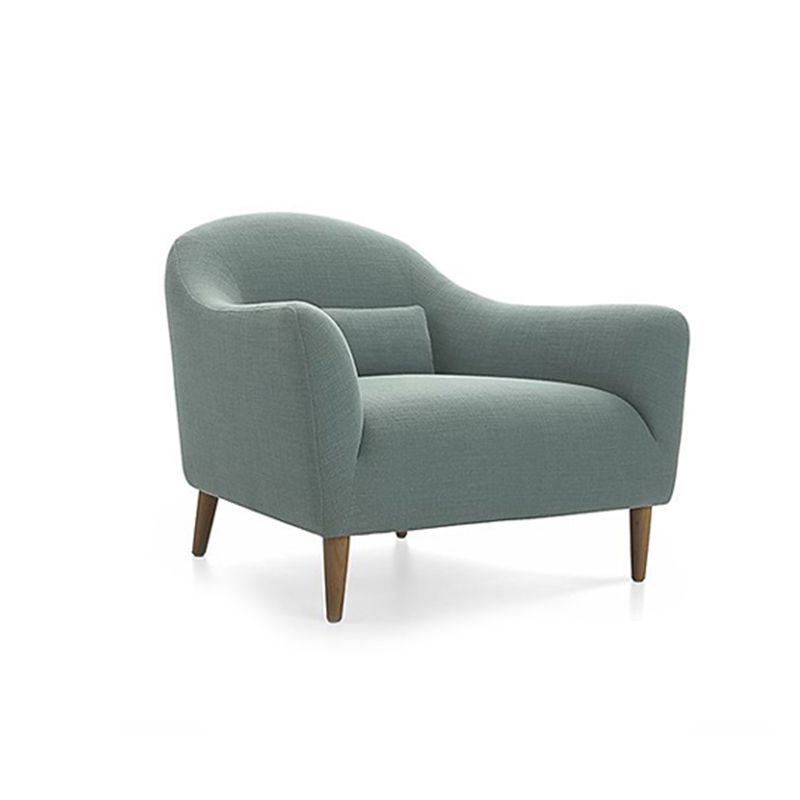 31.5"H Square Arm Linen Solid Color Scandinavian Curved Sofa Clearhalo 'furn' 'furn_sofas' 'Furniture' 'furniture_sofas' 'kitchen' 'kitchen_sofas' 'Living Room Furniture' 'Sofa' 'sofas' 1200x1200_61adcd6d-5e8a-4667-b122-0ec5d916c7eb