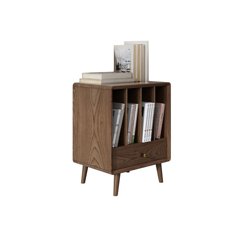 Solid Wood 3 Legs End Table Modernistic Rectangular Side Table