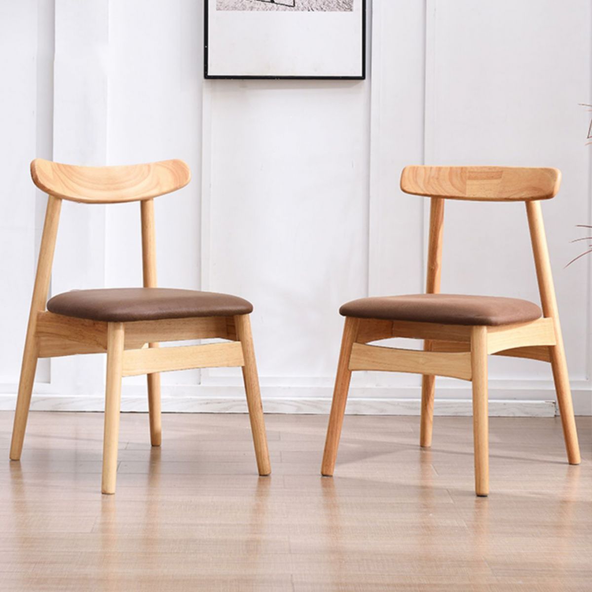 Contemporary Wood Indoor Open Back Side Chair of 18'' Wide Dining Chair Clearhalo ' kitchen&dining_furn' 'Dining Chairs' 'Dining Tables & Seating' 'dining_chair' 'furn' 'furn_dining_chair' 'Furniture' 'furniture_dining_chair' 'Kitchen & Dining Furniture' 'kitchen' 1200x1200_61b15830-593c-4532-896b-735c51fb26d7