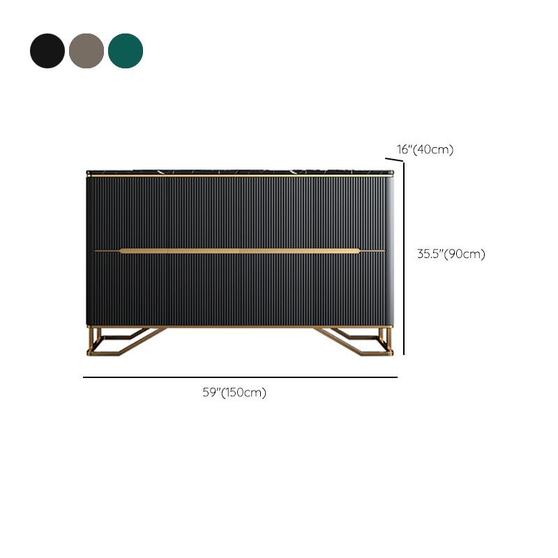 Glam Cabinets Dining Buffet 4-Door Buffet Sideboard for Living Room Clearhalo 'buffet_sideboard' 'Buffets & Sideboards' 'furn' 'furn_buffet_sideboard' 'Furniture' 'Kitchen & Dining Furniture' 1200x1200_61b3e858-f762-4f30-a0f1-55ff04f35679