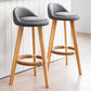 Scandinavia Style Bar-stool Wooden Legs Round Seat with Low Back Barstool Clearhalo 'Bar Furniture' 'Bar Stools' 'bar_stools' 'furn' 'furn_bar_stools' 'furniture_bar_stools' 'Kitchen & Dining Furniture' 'kitchen&dining_furn' 'kitchen' 'kitchen_furn' Furniture' 1200x1200_61b4f433-ad4b-492d-99e8-1fc65a6e597e