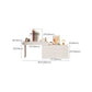 White Make-up 15.74" Wide Vanity Makeup Vanity Desk Table with Drawers