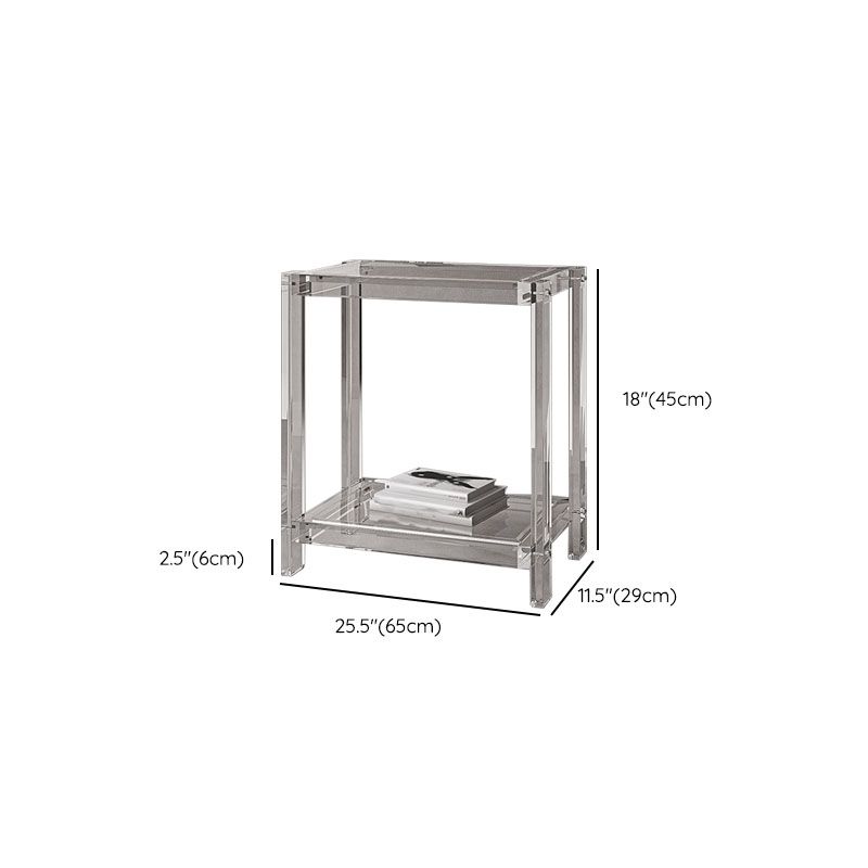 Libreria di libreria standard aperta contemporanea con scaffali