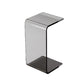 Modern Rectangle Acrylic Side End Snack Table with Sled Base Clearhalo 'Coffee & Accent Tables' 'End & Side Tables' 'end_side_tables' 'furn' 'furn_end_side_tables' 'Furniture' 'Living Room Furniture' 1200x1200_61b92f36-f2fb-420a-ba84-4a039d23aa8d