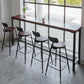 Juego de comedor de Pub con caballete Industrial, juego de mesa de Bar rectangular de madera maciza de 1/2/5 piezas