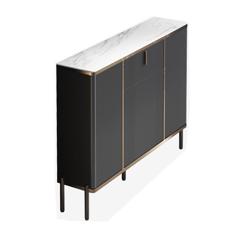Armoire à buffet de salon en pierre armoire à serveur buffet moderne avec stockage et tiroir