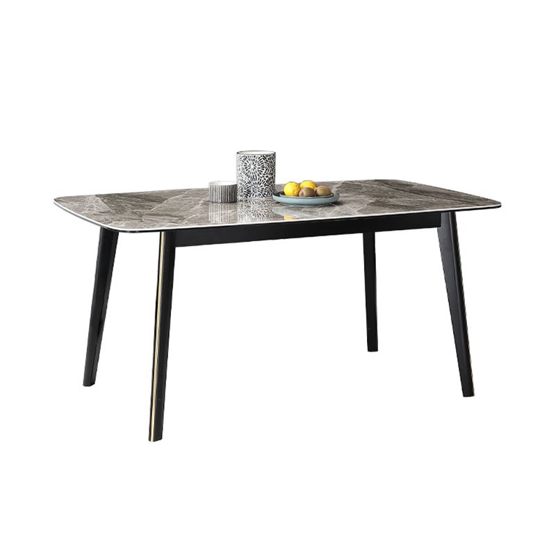Industrial Style Dining Site Table Rectangle Stone Furniture with 4-foot Clearhalo ' dining_table' 'Dining Tables & Seating' 'Dining Tables' 'furn' 'furn_dining_table' 'Furniture' 'furniture_dining_table' 'Kitchen & Dining Furniture' 'kitchen&dining_furn' 'kitchen' 'kitchen_dining_table' 1200x1200_61bd487d-e825-4a1b-b1c2-fca47a936662