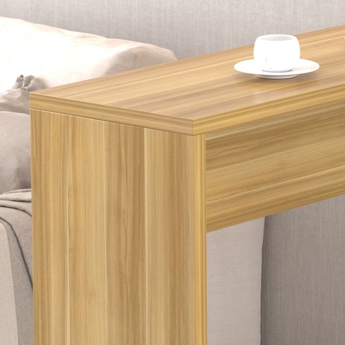 Contemporary Rectangle Double Pedestal Bar Table for Kitchen Dining Room Clearhalo 'Bar Furniture' 'Bar Tables' 'bar_tables' 'furn' 'furn_bar_tables' 'Furniture' 'Kitchen & Dining Furniture' 1200x1200_61bdaa3e-32e0-4f31-933a-ffeacabdc773