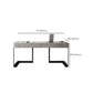 2 Drawers Writing Desk Rectangular Shaped Grey Office Desk for Home Clearhalo 'furn' 'furn_office_desk' 'Furniture' 'Office Desks' 'Office Furniture' 'office_desk' 1200x1200_61be5d7c-bb07-450e-a11f-eedbd8913153