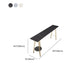 Rectangle Pub Table Glam Stone Bar Table for Cafe and Breakroom Clearhalo 'Bar Furniture' 'Bar Tables' 'bar_tables' 'furn' 'furn_bar_tables' 'Furniture' 'Kitchen & Dining Furniture' 1200x1200_61bfd006-9e58-437d-a3c7-38a01ac5bbc6
