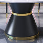 Modern Turntable Dinner Table Stainless Steel Base Stone Dining Table for Home Clearhalo 'Dining Tables & Seating' 'Dining Tables' 'dining_table' 'furn' 'furn_dining_table' 'Furniture' 'Kitchen & Dining Furniture' 1200x1200_61c19437-c41f-437a-afc4-5511393ed252