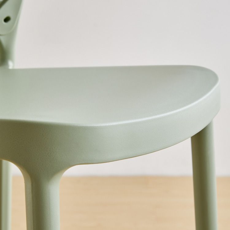 Modern Stackable Bar-stool Plastic Counter Bar Stool for Home Clearhalo 'Bar Furniture' 'Bar Stools' 'bar_stools' 'furn' 'furn_bar_stools' 'Furniture' 'furniture_bar_stools' 'Kitchen & Dining Furniture' 1200x1200_61c47cf9-6f94-4f4a-8371-9a04028b72af