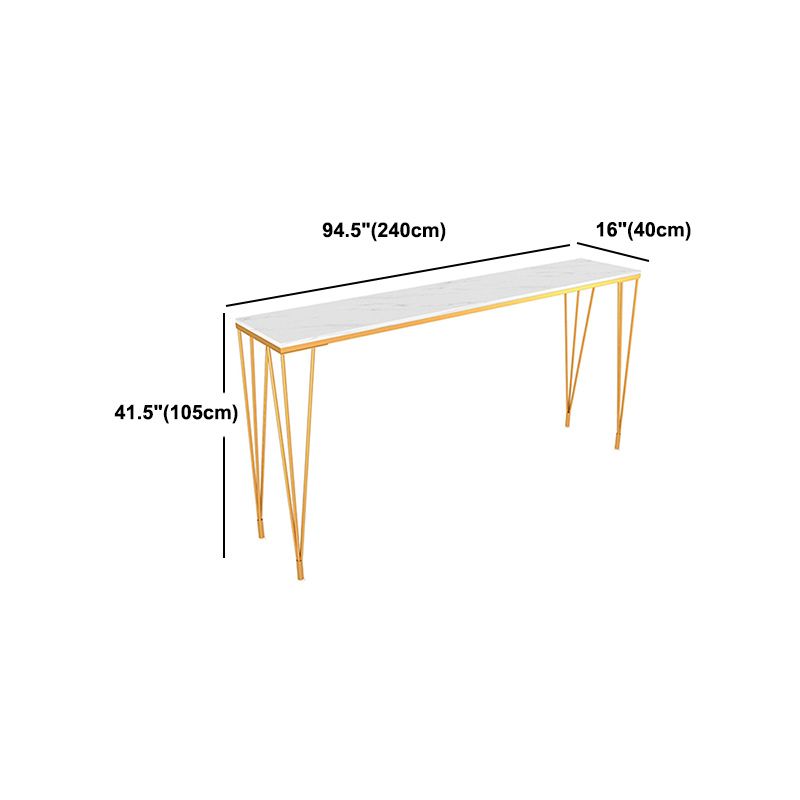 Tavolo da pranzo in pietra bar moderna tavolo da bar rettangolo con piedistallo a 4 gambe per cucina