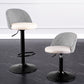 Contemporary Leather Home Stool Matte Finish Adjustable Footrest Barstool Clearhalo 'Bar Furniture' 'Bar Stools' 'bar_stools' 'furn' 'furn_bar_stools' 'Furniture' 'furniture_bar_stools' 'Kitchen & Dining Furniture' 1200x1200_61c814dd-f476-4478-a7cb-63d41a8bf14f