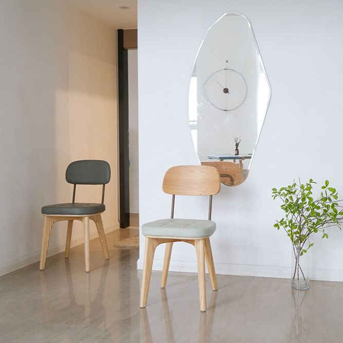 Wood Traditional Dining Chair Open Back Armless Dining Side Chair (Set of 2) Clearhalo ' kitchen&dining_furn' 'Dining Chairs' 'Dining Tables & Seating' 'dining_chair' 'furn' 'furn_dining_chair' 'Furniture' 'furniture_dining_chair' 'Kitchen & Dining Furniture' 'kitchen' 1200x1200_61c89016-7361-44d8-8b02-2ca7220e9459