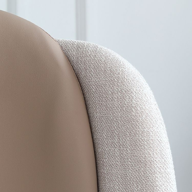 Modern Style Linen Fabric Dining Chairs Solid Back Upholstered Chairs for Home Use Clearhalo ' kitchen&dining_furn' 'Dining Chairs' 'Dining Tables & Seating' 'dining_chair' 'furn' 'furn_dining_chair' 'Furniture' 'furniture_dining_chair' 'Kitchen & Dining Furniture' 'kitchen' 1200x1200_61c92d16-0fb7-434d-a8c7-109401d0000f