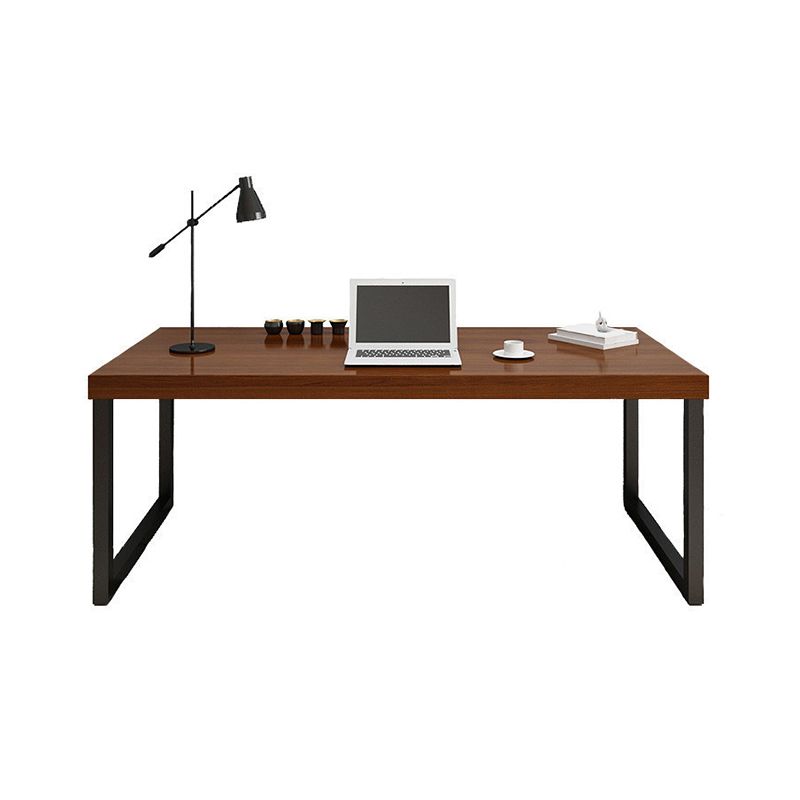 Vast hout rechthoekig kantoor bureau sleeënbasis 29.53 "Tall Writing Desk