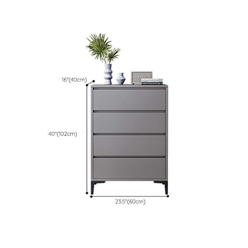 Contemporary Grey Rectangle Accent Chest with Drawers and Metal Legs Clearhalo 'Cabinets & Chests' 'cabinets_chests' 'furn' 'furn_cabinets_chests' 'Furniture' 'Living Room Furniture' 1200x1200_61cbdadf-457e-45a7-95b6-d9525b0d36ed