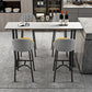 Living Room Bar Table 42-inch Height Stone Top and Metal Base Bistro Table Clearhalo 'Bar Furniture' 'Bar Tables' 'bar_tables' 'furn' 'furn_bar_tables' 'Furniture' 'furniture_bar_tables' 'Kitchen & Dining Furniture' 1200x1200_61cd16c7-37f1-4fb0-bc68-70f911e64831