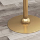 Gold Base Bar Table White Stone Fixed Pub Height Dining Table Clearhalo 'Bar Furniture' 'Bar Tables' 'bar_tables' 'furn' 'furn_bar_tables' 'Furniture' 'Kitchen & Dining Furniture' 1200x1200_61cec2db-6fce-412e-ab26-7e45bfd56542