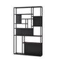 Metal and Wood Modern Book Shelf Open Floor Shelf Bookcase for Home Clearhalo 'Bookcases' 'furn' 'furn_bookcases' 'Furniture' 'Office Furniture' 1200x1200_61cfa112-5e19-42a4-a842-42a69b91f025