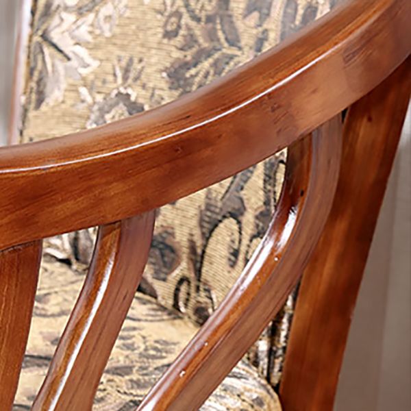 Modern Kitchen Dining Chair Solid Wood Dining Chair with Cushion