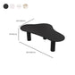Contemporary Stone Geometric Coffee Table 3 Legs Coffee Cocktail Table Clearhalo 'Coffee & Accent Tables' 'Coffee Tables' 'coffee_tables' 'furn' 'furn_coffee_tables' 'Furniture' 'Living Room Furniture' 1200x1200_61d2eb0a-2312-44bd-ad68-afeea2252a6e