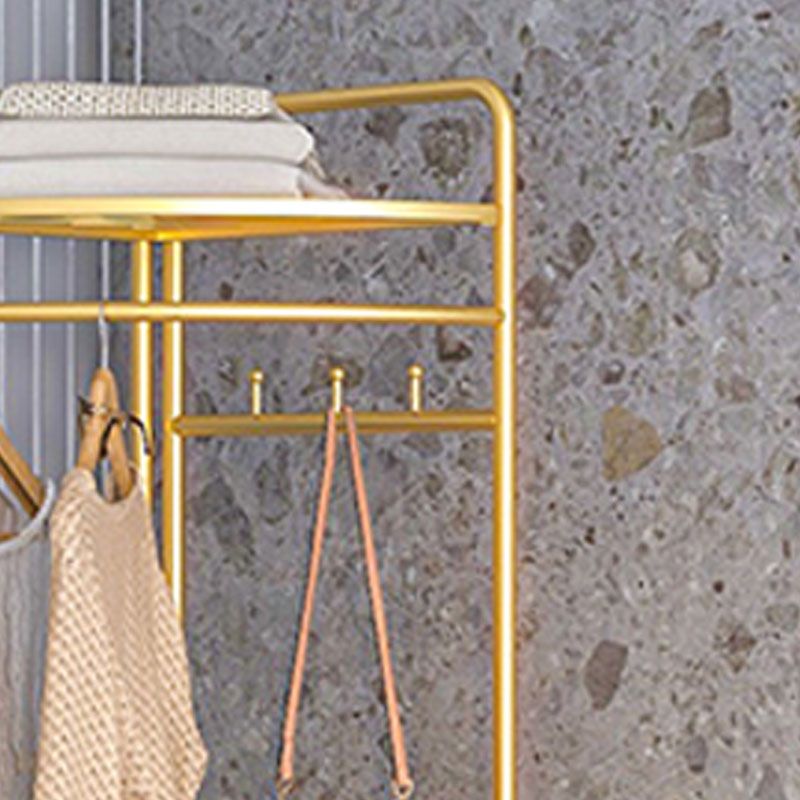 Industrial Hall Stand Metal Shelving Included Free Standing Entryway Kit Coat Hanger Clearhalo 'Entry & Mudroom Furniture' 'furn' 'furn_hall_tree_coat_racks' 'Furniture' 'Hall Trees & Coat Racks' 'hall_tree_coat_racks' 1200x1200_61d345cd-f040-4d05-9a0d-9b2361028bae
