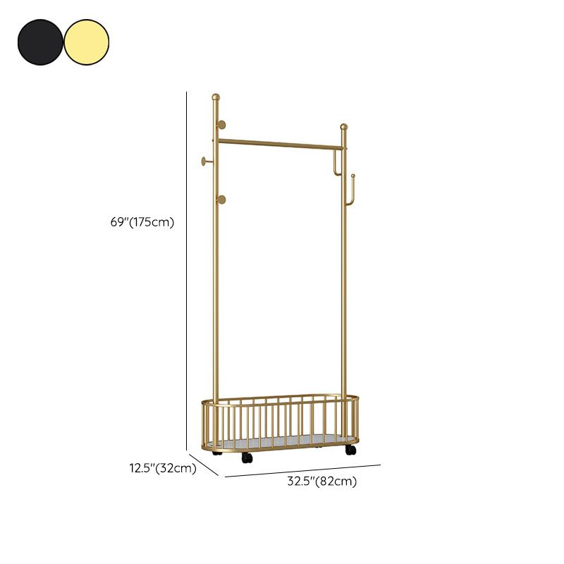 Magnifique étagère à manteau en métal.