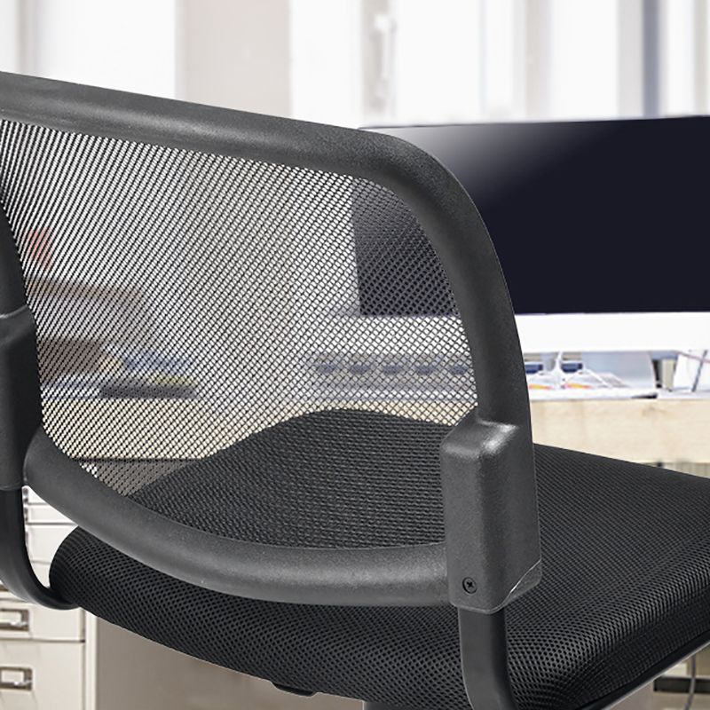 Contemporary Ergonomic Armless Chair Mid-Back Adjustable Desk Chair Clearhalo 'furn' 'furn_office_chair' 'Furniture' 'Office Chairs' 'Office Furniture' 'office_chair' 1200x1200_61d42584-9c22-4b63-a326-90394fce35d5