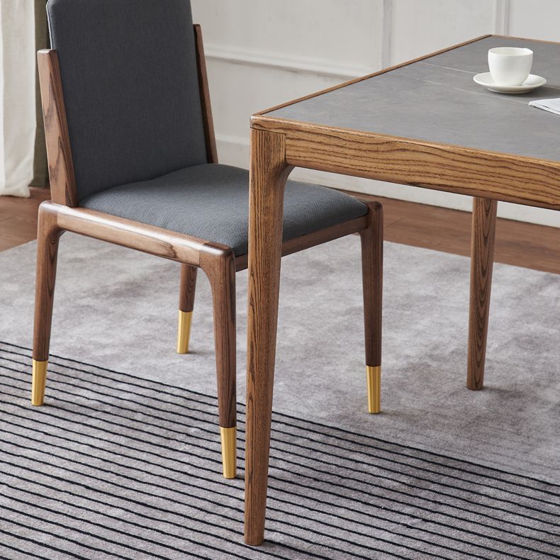 Square 4 Legs Industrial Dining Table Grey Fixed Table of Sintered Stone Clearhalo ' dining_table' 'Dining Tables & Seating' 'Dining Tables' 'furn' 'furn_dining_table' 'Furniture' 'furniture_dining_table' 'Kitchen & Dining Furniture' 'kitchen&dining_furn' 'kitchen' 'kitchen_dining_table' 1200x1200_61d49e9d-84ae-412b-9ff3-bc3b938bcd4b