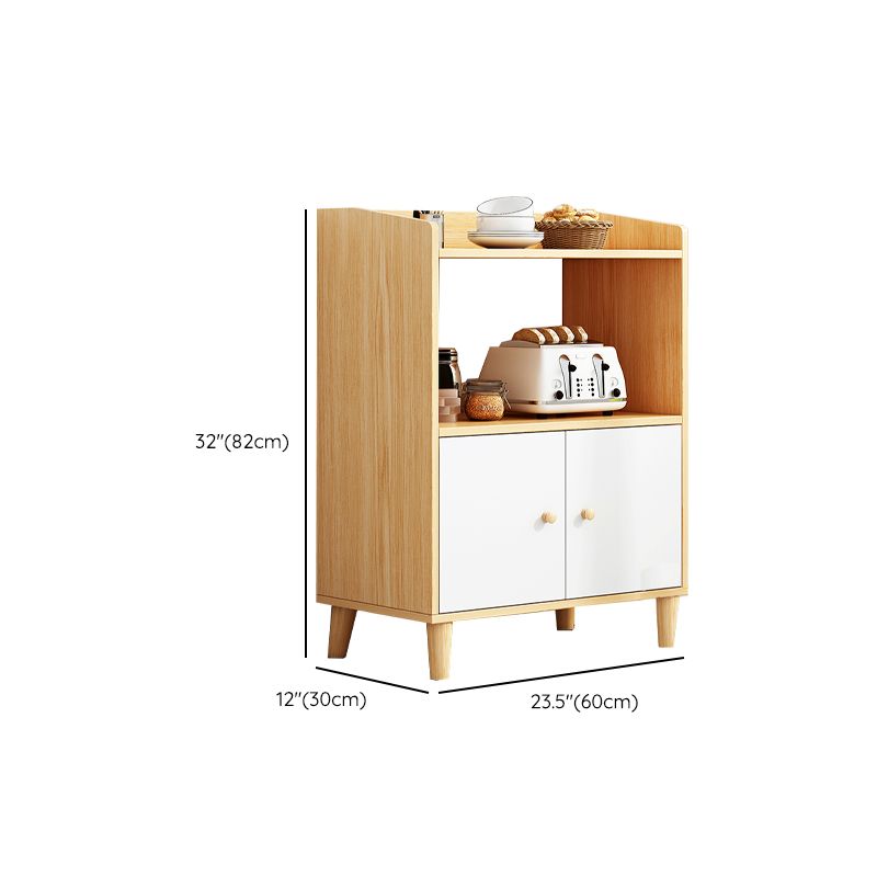 Servidor de comedor de estilo moderno servidor de madera de ingeniería para sala de estar