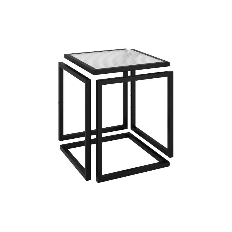 17.72" Tall Contemporary Style Side End Table Metal Frame Sofa Side Accent Table Clearhalo 'Coffee & Accent Tables' 'End & Side Tables' 'end_side_tables' 'furn' 'furn_end_side_tables' 'Furniture' 'Living Room Furniture' 1200x1200_61d66785-591f-4d2f-b671-430c1822ed73
