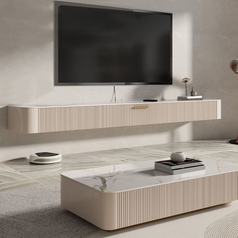 Console portaoggetti chiusa Console multimediale TV mobile con cassetti