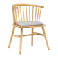 Modern Style Slat Back Solid Wood Dining Arm Chair for Home Use Clearhalo 'Dining Chairs' 'Dining Tables & Seating' 'dining_chair' 'furn' 'furn_dining_chair' 'Furniture' 'Kitchen & Dining Furniture' 1200x1200_61dbdbb6-8b48-4c6a-a02e-500406806f4a