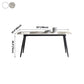 Industrial Sintered Stone Table Rectangle Shape Standard Dining Table with 4 Legs Base Clearhalo ' dining_table' 'Dining Tables & Seating' 'Dining Tables' 'furn' 'furn_dining_table' 'Furniture' 'furniture_dining_table' 'Kitchen & Dining Furniture' 'kitchen&dining_furn' 'kitchen' 'kitchen_dining_table' 1200x1200_61dc6930-cde0-4b26-b7bb-a93baca3e435