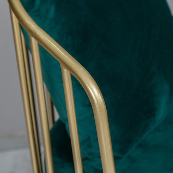 Scandinavian Style Windsor Back Side Chair Upholstered Armless Single Dining Chair Clearhalo ' kitchen&dining_furn' 'Dining Chairs' 'Dining Tables & Seating' 'dining_chair' 'furn' 'furn_dining_chair' 'Furniture' 'furniture_dining_chair' 'Kitchen & Dining Furniture' 'kitchen' 1200x1200_61e3c322-d694-42a3-bdcc-8b94a706dd77