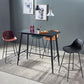 Contemporary Bar-stool PU Leather Counter Bar Stool for Kitchen with 4 Metal Legs Clearhalo 'Bar Furniture' 'Bar Stools' 'bar_stools' 'furn' 'furn_bar_stools' 'Furniture' 'Kitchen & Dining Furniture' 1200x1200_61e4d4e1-6ae5-4fa6-bfc1-170f7160d2cf