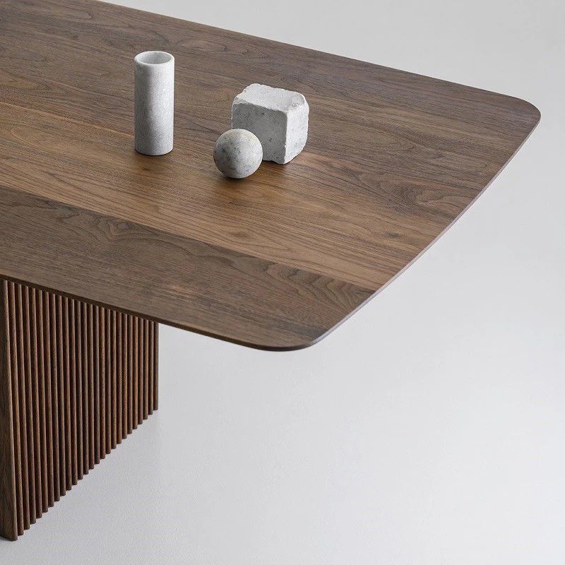 Pine Solid Wood Dining Site Table Modern Rectangle Double Pedestal Dining Table Clearhalo 'Dining Tables & Seating' 'Dining Tables' 'dining_table' 'furn' 'furn_dining_table' 'Furniture' 'furniture_dining_table' 'Kitchen & Dining Furniture' 'kitchen' 'kitchen_dining_table' 1200x1200_61e52277-07b9-4f2c-9585-0f31e0913bd3