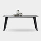 Mid-Century Modern Dining Table Gray Sintered Stone Rectangle Dining Table for Home Use Clearhalo ' dining_table' 'Dining Tables & Seating' 'Dining Tables' 'furn' 'furn_dining_table' 'Furniture' 'furniture_dining_table' 'Kitchen & Dining Furniture' 'kitchen&dining_furn' 'kitchen' 'kitchen_dining_table' 1200x1200_61e58b4e-9ebc-478e-a459-dde5e546f722