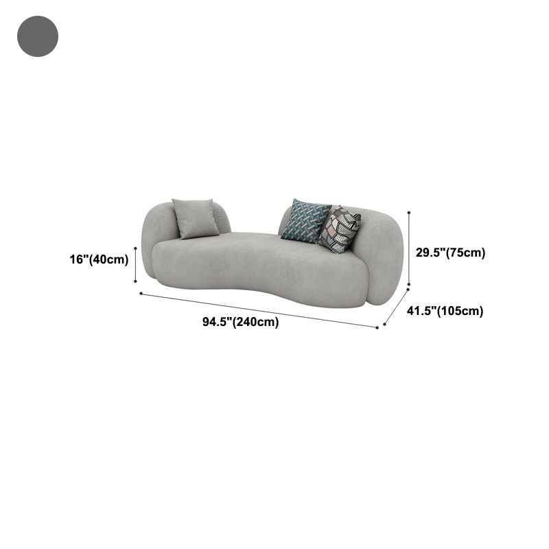 Divano di divano di divano a carico di incasso contemporaneo per soggiorno per soggiorno