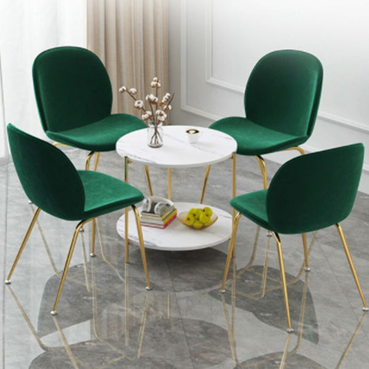 1 Regal Stone Top Nachttisch Glam Open Storage Night Tisch, 16,5 groß