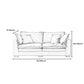 Modern Linen Tuxedo Arm Standard Sofa with Bolster Pillows for Living Room, Apartment Clearhalo 'furn' 'furn_sofas' 'Furniture' 'furniture_sofas' 'kitchen' 'kitchen_sofas' 'Living Room Furniture' 'Sofa' 'sofas' 1200x1200_61ebd6a7-88cb-4cfd-8a2d-2a9e8597cf77