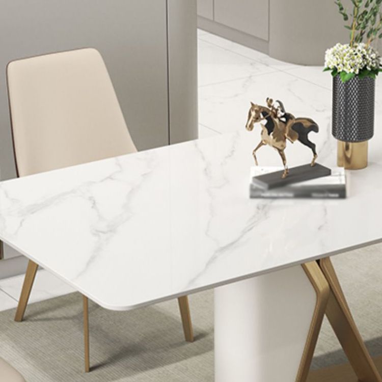 Scandinavian 1/2/3/4/5 Dining Table Set with Chair Sintered Stone Dining Table Set Clearhalo 'Dining Room Sets' 'Dining Tables & Seating' 'dining_room_set' 'furn' 'furn_dining_room_set' 'Furniture' 'furniture_dining_room_set' 'Kitchen & Dining Furniture' 1200x1200_61ed6220-ec95-4293-8698-29ff5920c07b