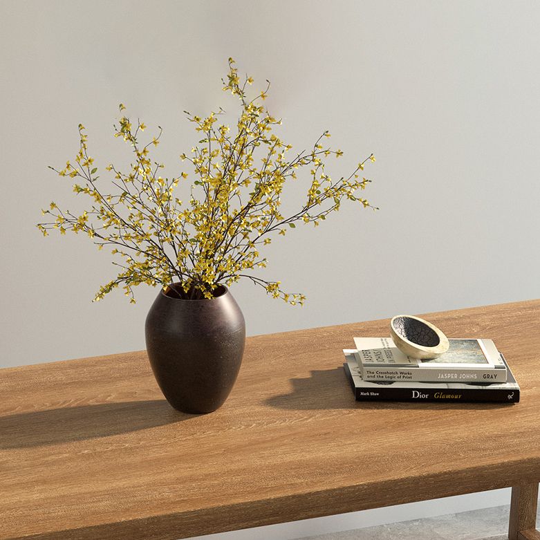 Pine Wood Top Dining Table Modern Rectangle Table with Solid Wood Sled Base Clearhalo 'Dining Tables & Seating' 'Dining Tables' 'dining_table' 'furn' 'furn_dining_table' 'Furniture' 'furniture_dining_table' 'Kitchen & Dining Furniture' 'kitchen' 'kitchen_dining_table' 1200x1200_61ee3cbe-9b19-48eb-a06b-d05a8ce4ea92
