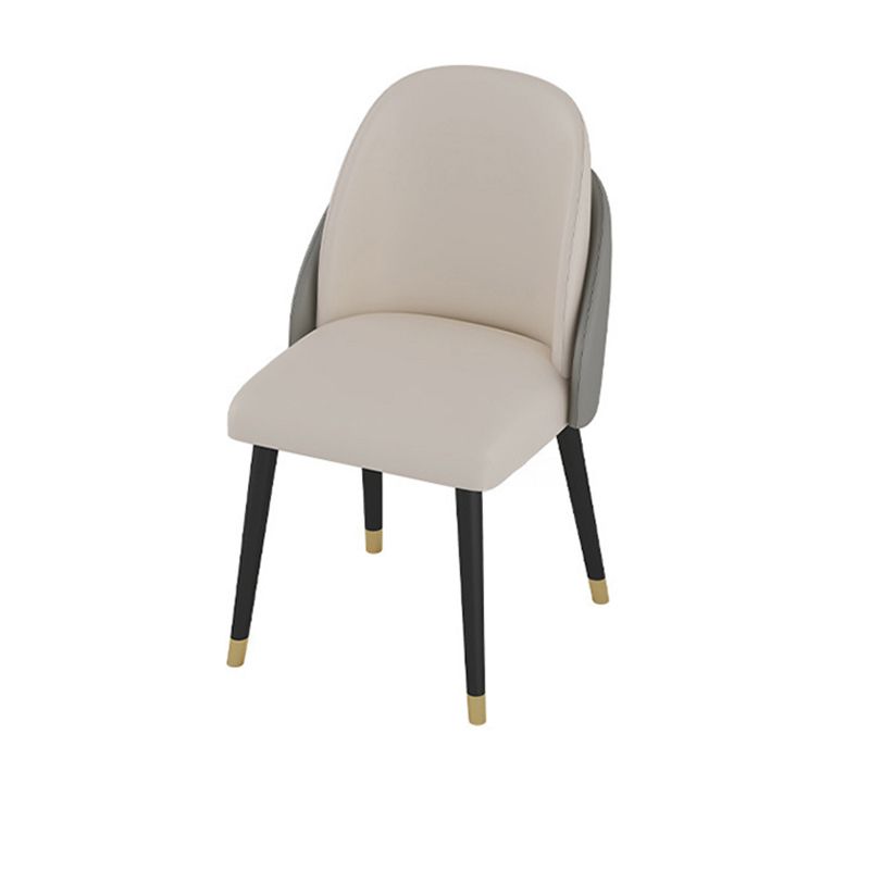 Dining Room Set Scandinavian Rectangular Dining Table with Black Four-leg Metal Base Clearhalo 'Dining Room Sets' 'Dining Tables & Seating' 'dining_room_set' 'furn' 'furn_dining_room_set' 'Furniture' 'furniture_dining_room_set' 'Kitchen & Dining Furniture' 'kitchen&dining_furn' 'kitchen' 1200x1200_61f58ef5-5c68-494c-ae47-056646f86ac1