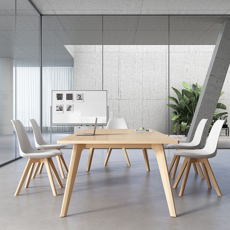 Rectangle Dinette Table Simplicity Style Dining Room Furniture with 4 Legs Clearhalo ' dining_table' 'Dining Tables & Seating' 'Dining Tables' 'furn' 'furn_dining_table' 'Furniture' 'furniture_dining_table' 'Kitchen & Dining Furniture' 'kitchen&dining_furn' 'kitchen' 'kitchen_dining_table' 1200x1200_61f5bae2-1fcd-49cf-b7c8-f3d701fd07ca