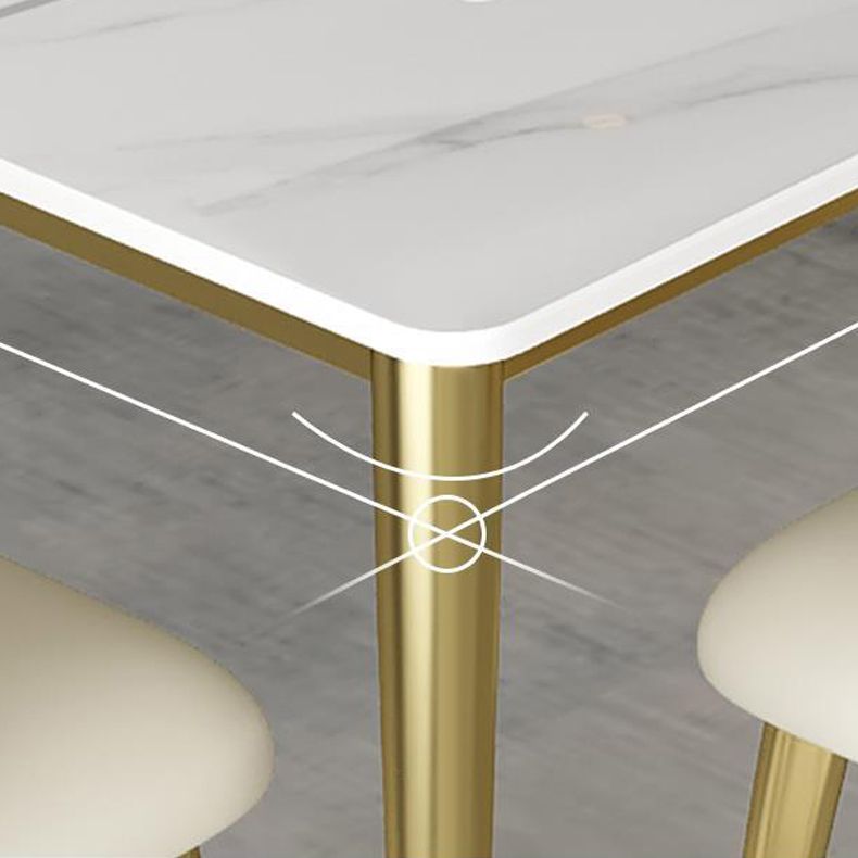 Glam Sintered Stone Dining Room Set 1/5/6/7 Pieces Dining Furniture Set /Separate Items Clearhalo 'Dining Room Sets' 'Dining Tables & Seating' 'dining_room_set' 'Furniture' 'furniture_dining_room_set' 'Kitchen & Dining Furniture' 'kitchen&dining_furn' 'kitchen' 1200x1200_61f6f435-ef07-43fa-9045-0ed47be5d423